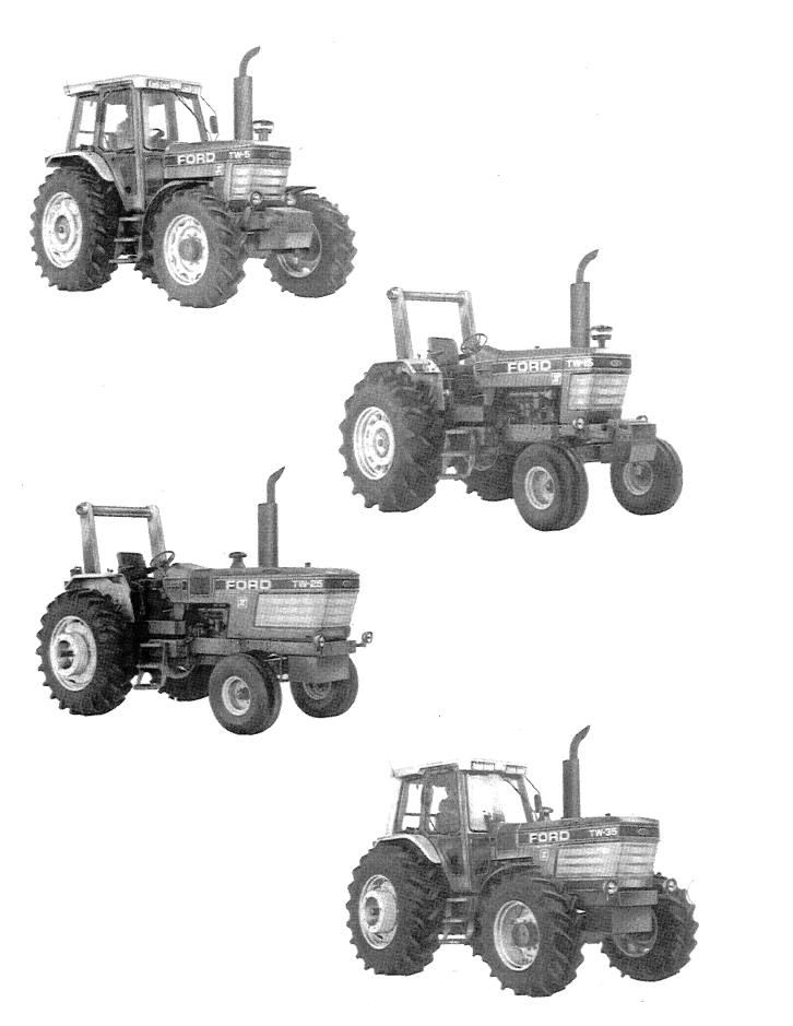 New Holland Ford TW-5 to TW-35 II Tractor Manual 42000540 PDF