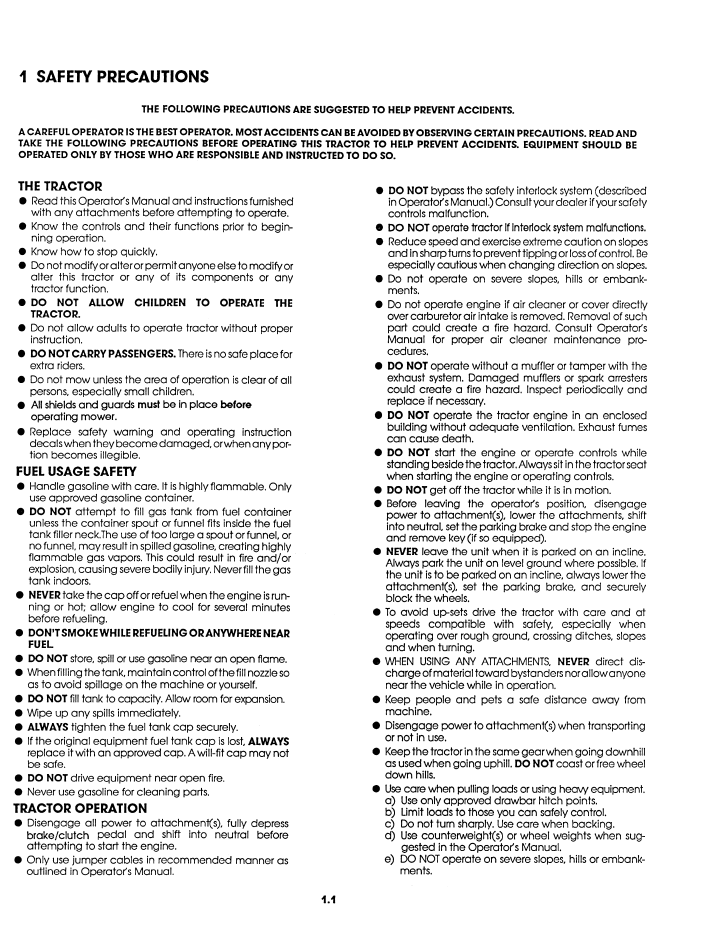 New Holland Ford YT 14 16 Yard Tractor Operator Guide 42641620 PDF