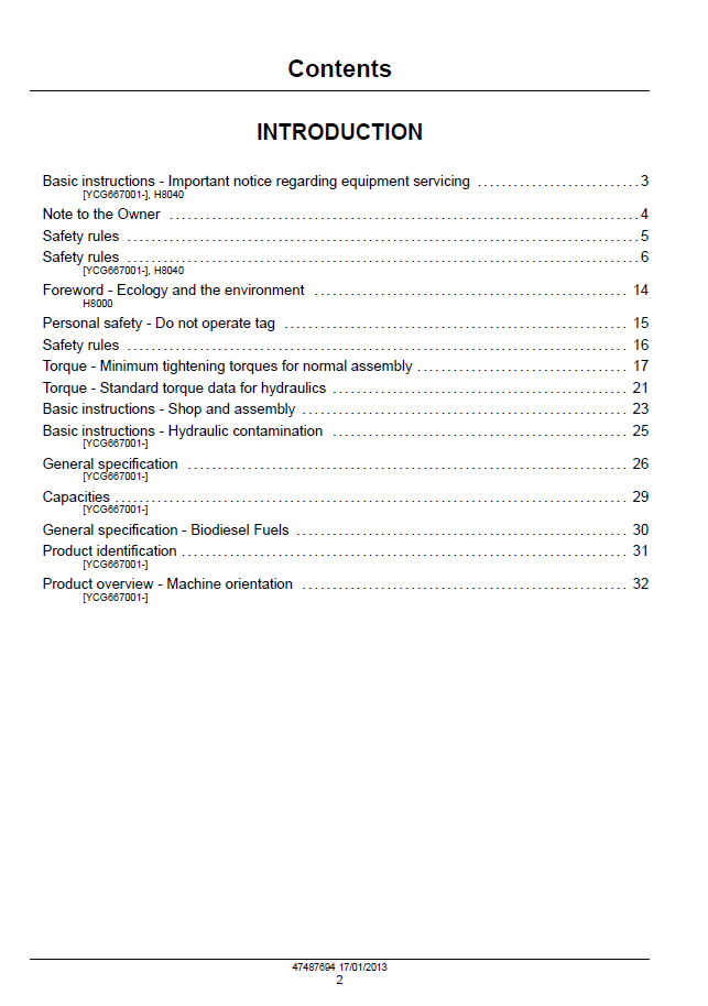 New Holland H8040 Self-Propelled Windrower Workshop and Repair Handbook 47487694 (PDF)