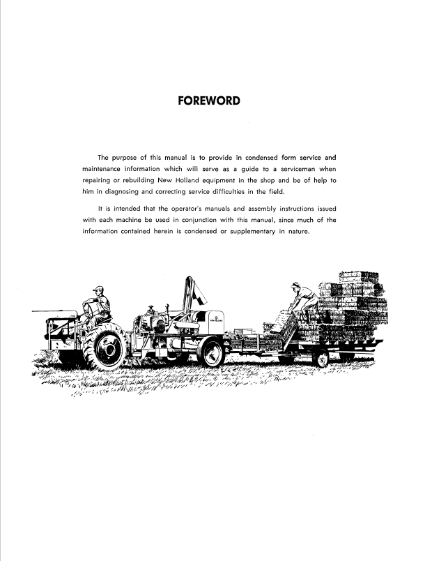 New Holland Handbook Serviceman Vol III 1960-1968 Manual 40992200