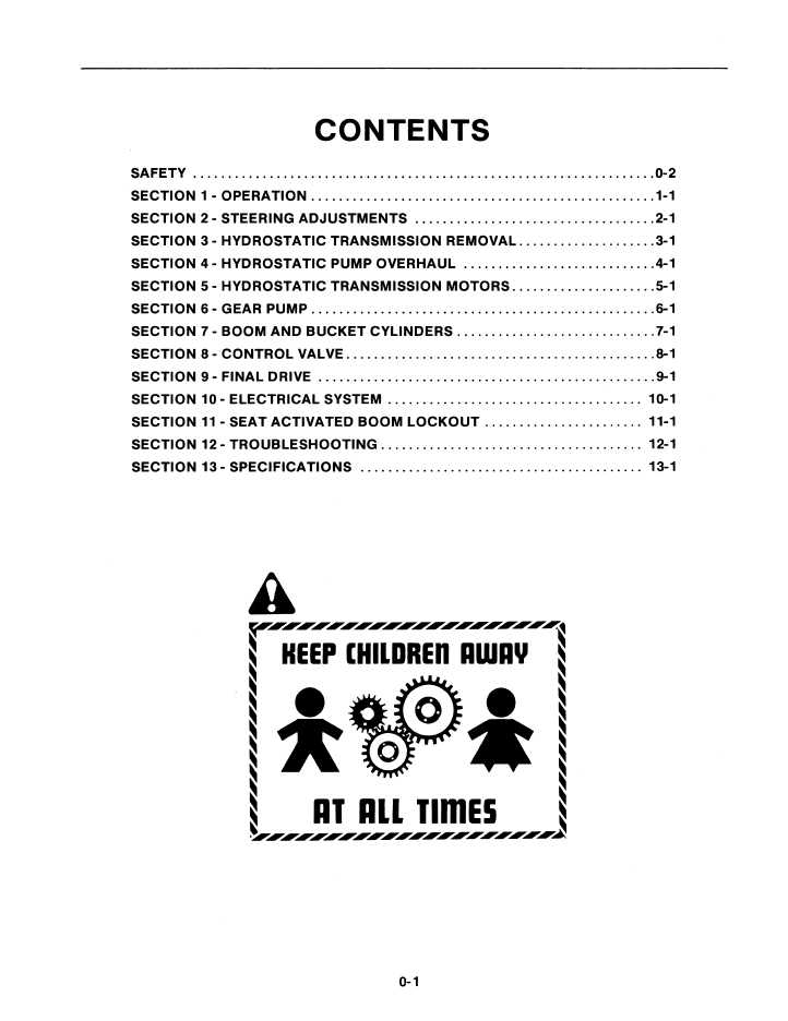 New Holland L-451 L-452 L-454 L-455 Skid Steer Repair Manual 40045140