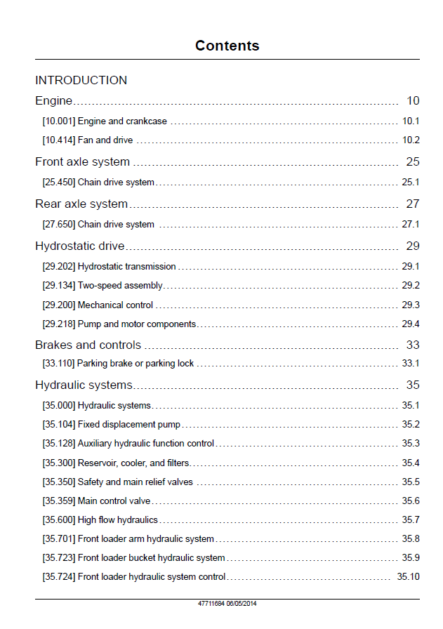 New Holland L218, L220 200 Series Loader Service Manual | Publication # 47711684
