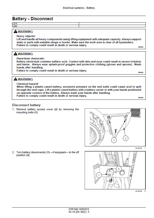 New Holland L218 L220 Skid Steer Factory Service Manual PDF #47888414
