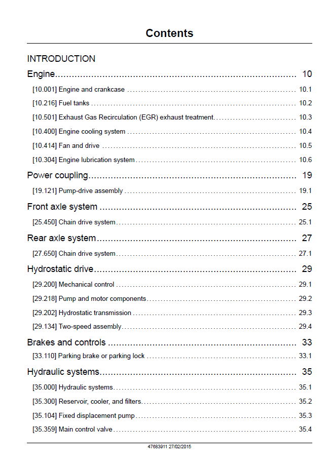 New Holland L221 L228 C227 C232 Stage IV Loader Workshop Service Manual | No. 47683911