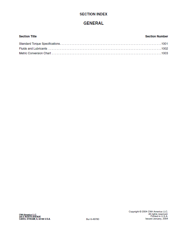New Holland LW170.B Repair & Maintenance Manual 6-49712NAR0 PDF