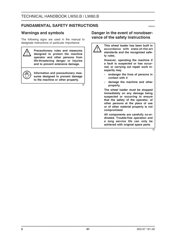 New Holland LW50B LW80B Wheel Loader Maintenance Manual 60367191NA PDF