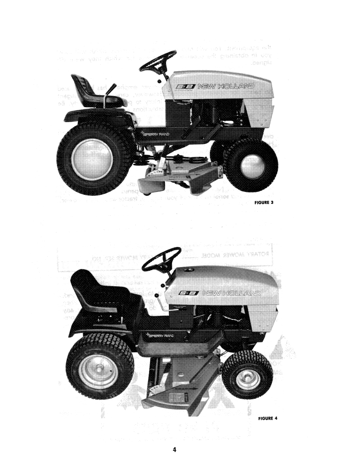 New Holland S-8 36 RM Rotary Mower Operator Manual 42640830
