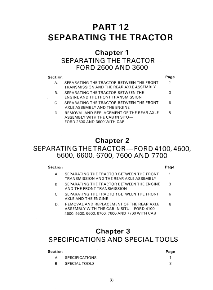 New Holland Series 10 & Series 30 Service Manual 40001020-6 PDF