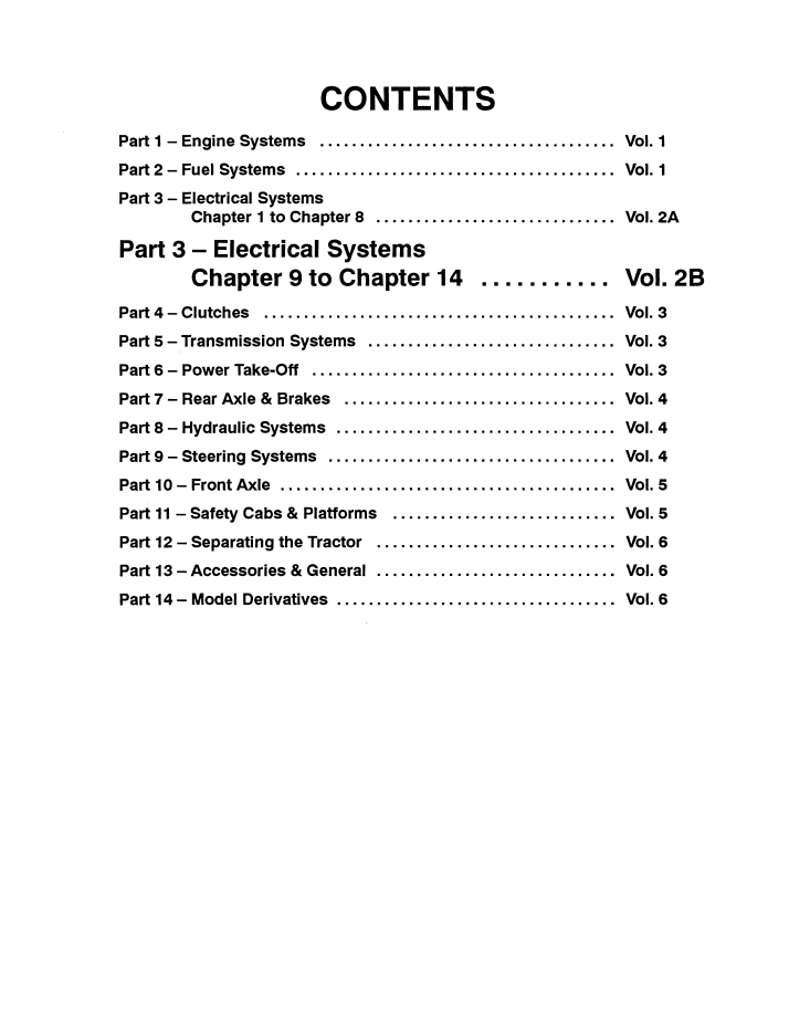 New Holland Series 10 & Series 30 Workshop Manual 40001020-2B PDF