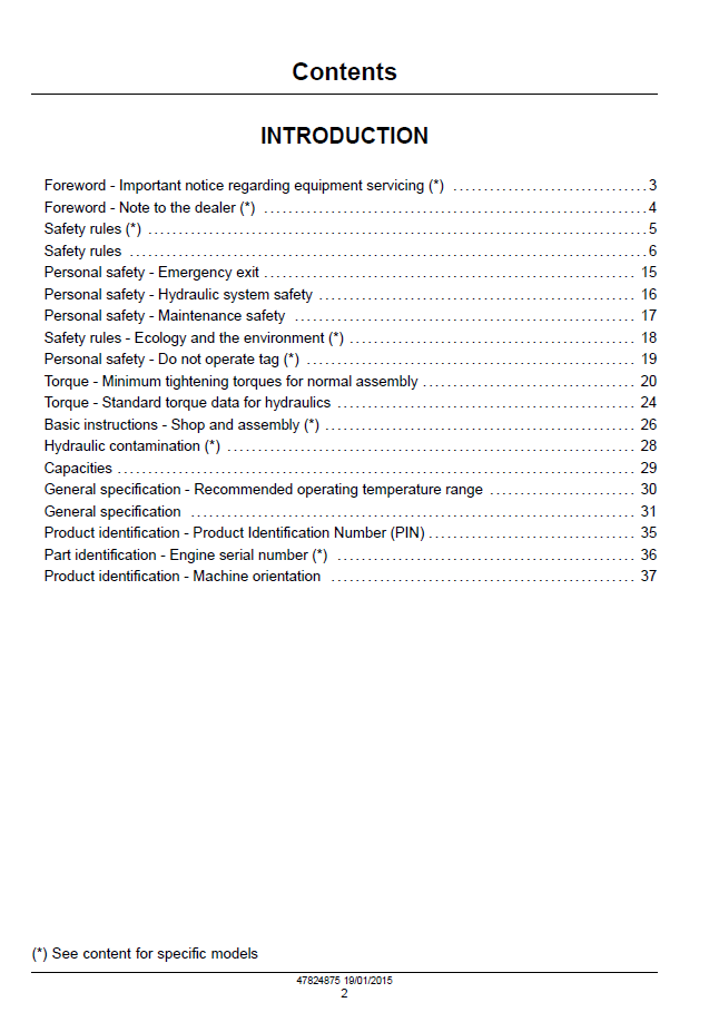 New Holland Speedrower 220 & 260 Self-Propelled Windrower Repair Manual 47824875 PDF