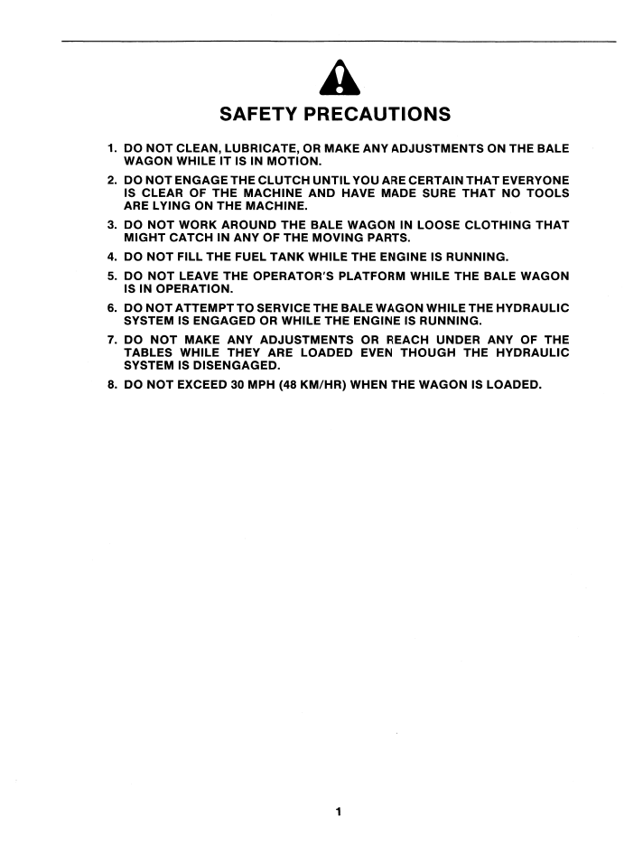 New Holland StackCruiser Bale Wagon Workshop Manual 40932101 PDF