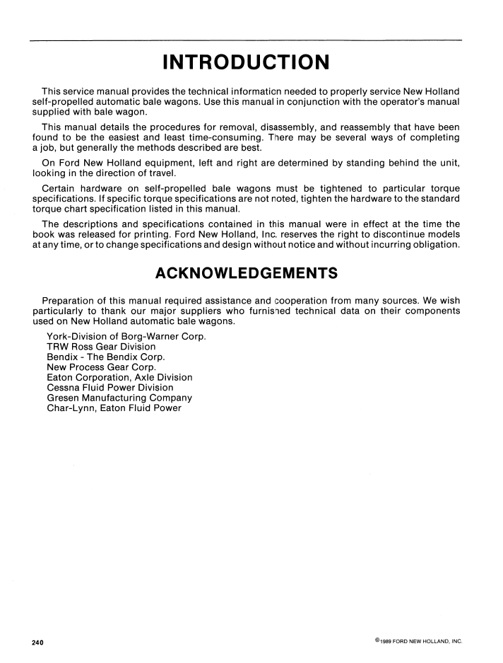 New Holland Stackcruiser 1068, 1069, 1075 Manual 40106841 PDF