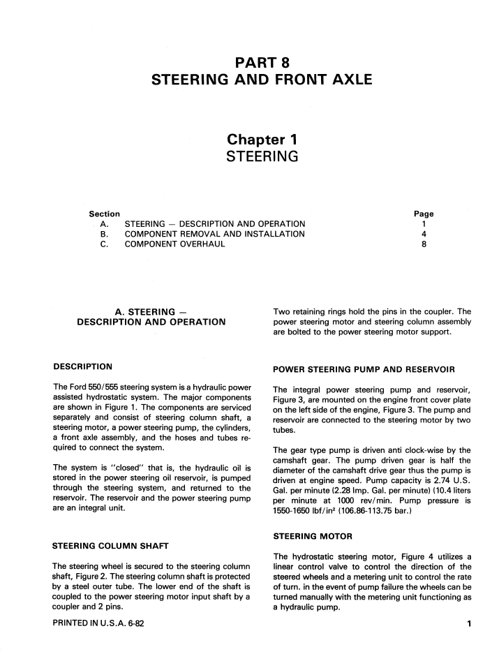 New Holland Steer Axle Workshop Repair Manual 40881030 PDF