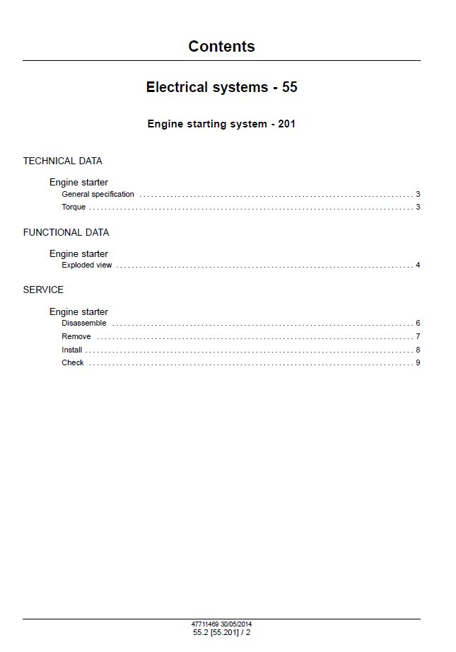 New Holland T4.75 PowerStar Tier 4B Tractor Repair Manual (47712635)