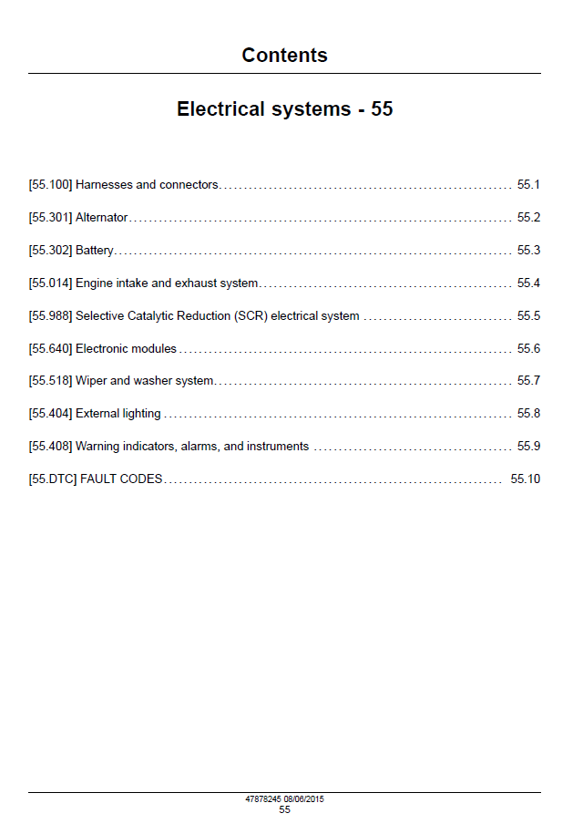 New Holland T4.90, T4.100, T4.110, T4.120 Service Manual (Publication 47899696)
