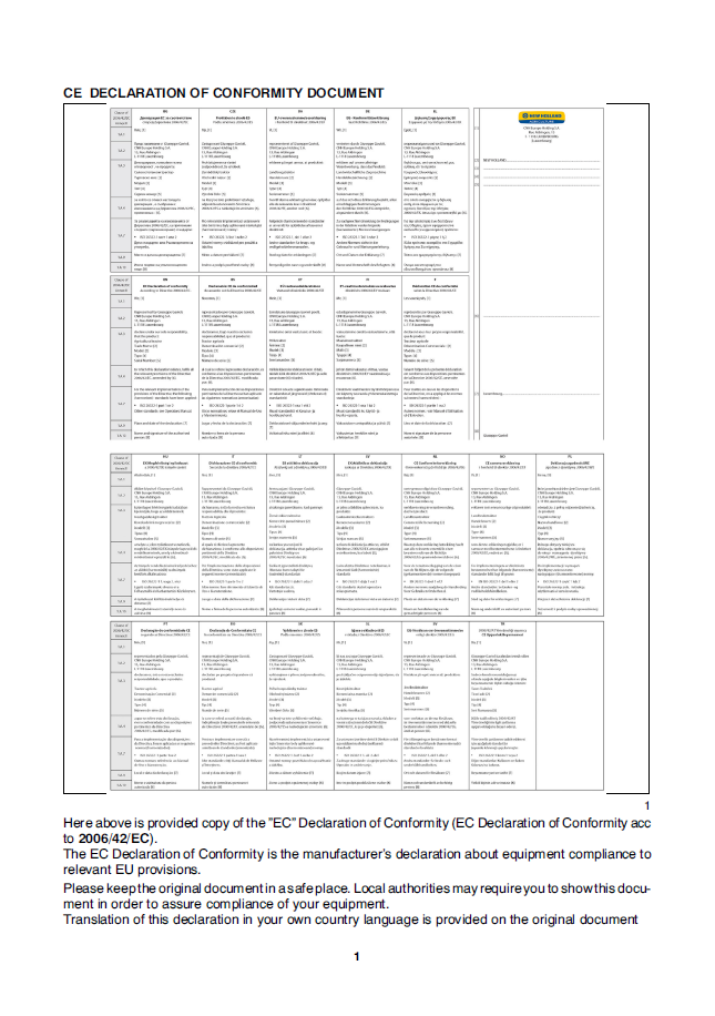 New Holland T4000 Series Utility Tractor Handbook 47374420 (PDF)