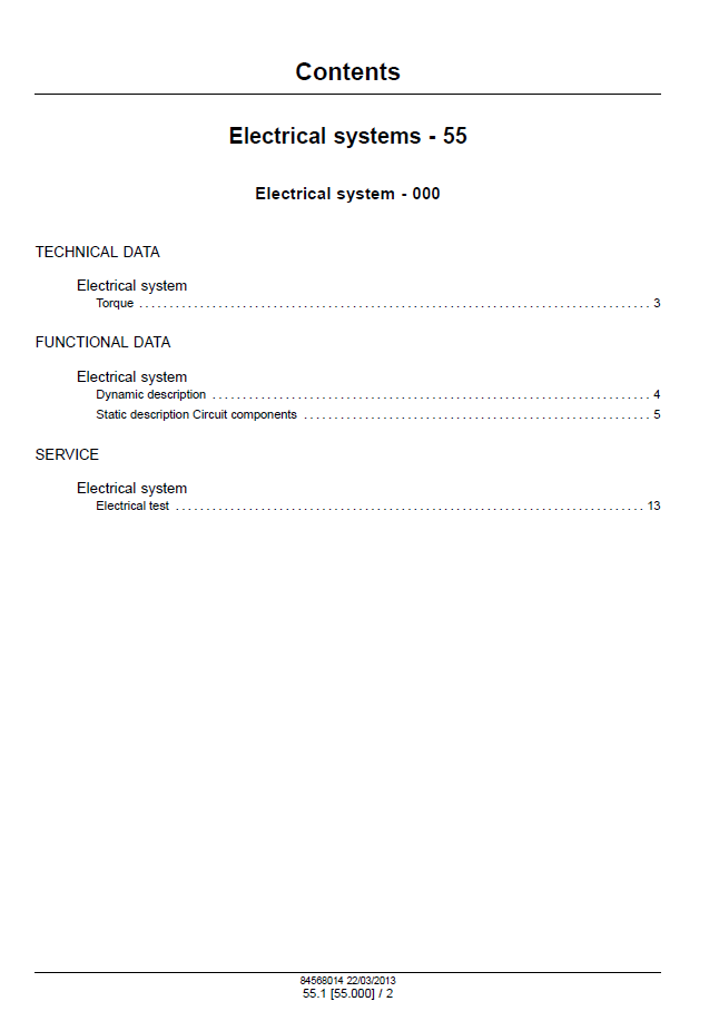 New Holland T5 Series Tractor Technical Service Manual [47505944]