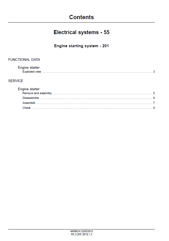 New Holland T5 Series Tractor Technical Service Manual [47505945]