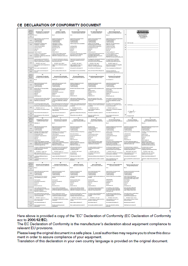 New Holland T6000 Series Elite Tractor Handbook 47380159 (PDF)