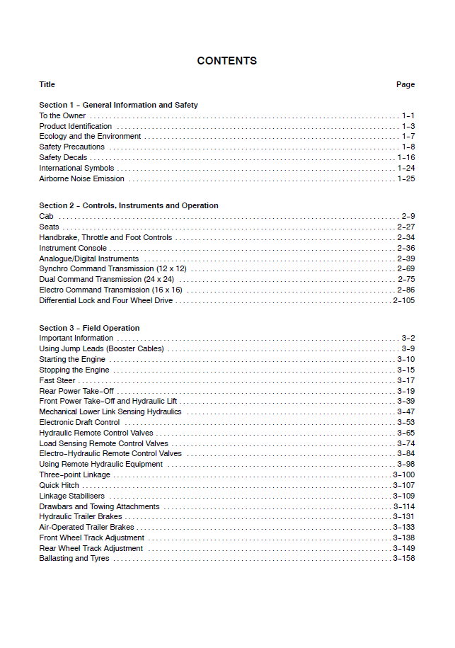 New Holland T6050 & T6070 Delta/Plus Maintenance Handbook 47775496 PDF