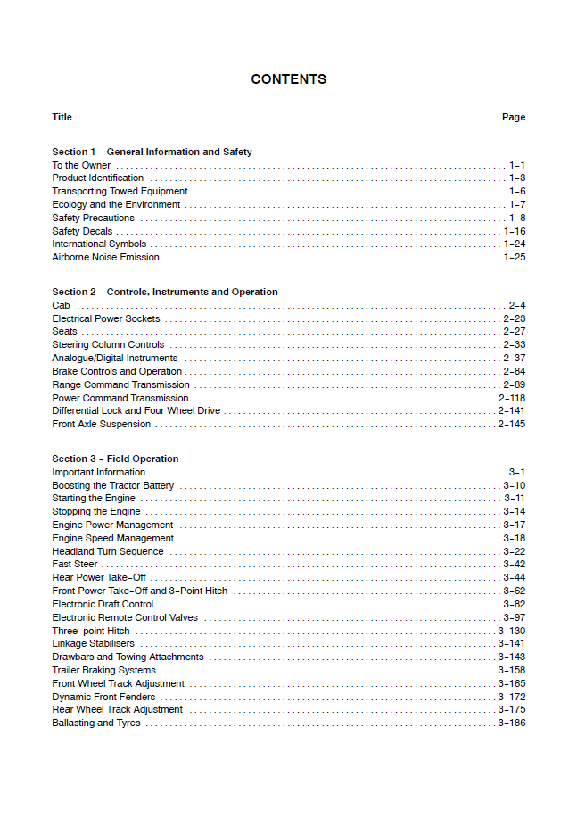 New Holland T6080 & T6090 Sidewinder II Tractor Handbook 47770791 PDF