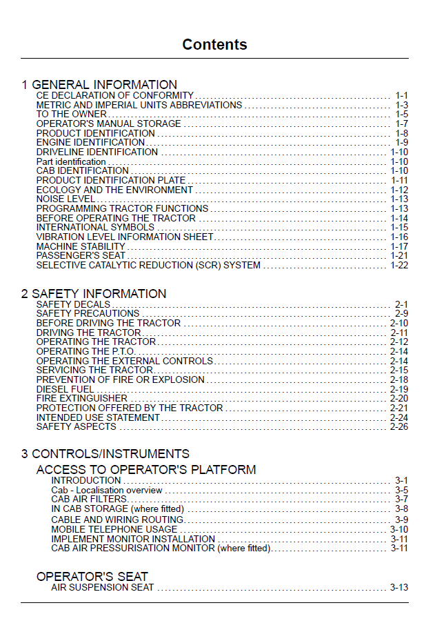 New Holland T7.220 through T7.270 Auto Command and Power Command Handbook 47457099 (PDF)