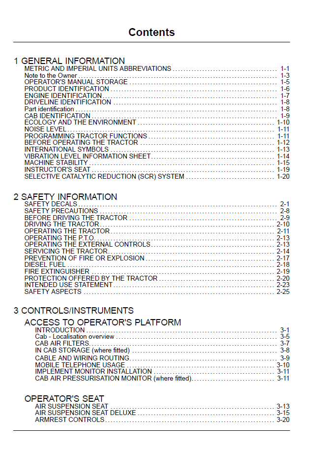 New Holland T7.220 through T7.270 Auto Command and Power Handbook 47457140 (PDF)