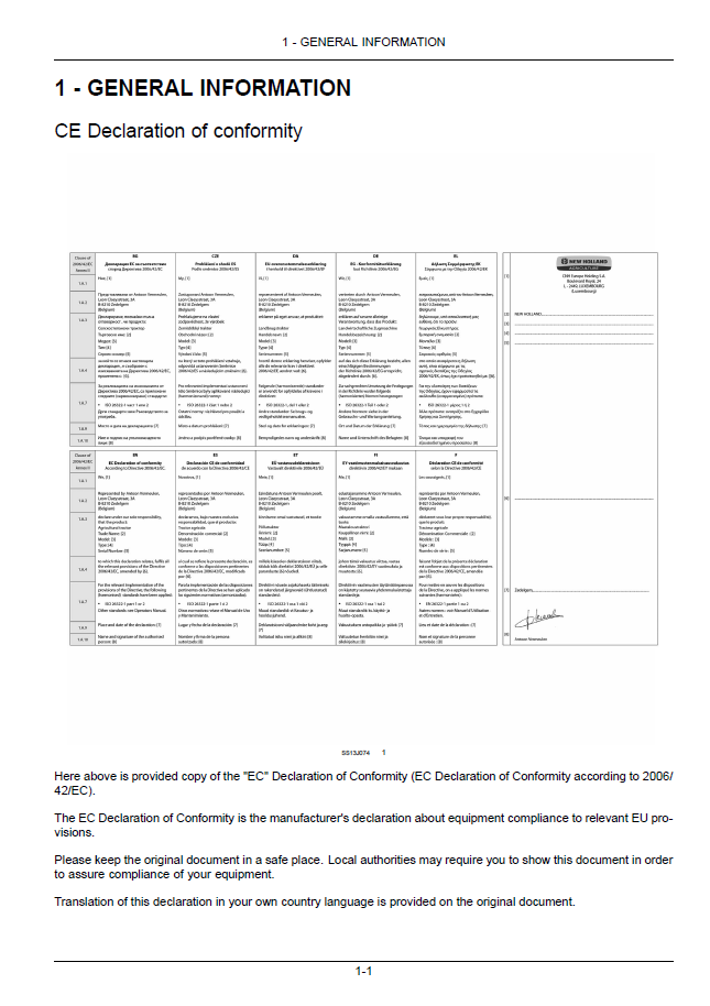 New Holland T7060 Power Command Transmission Handbook 47789309 PDF