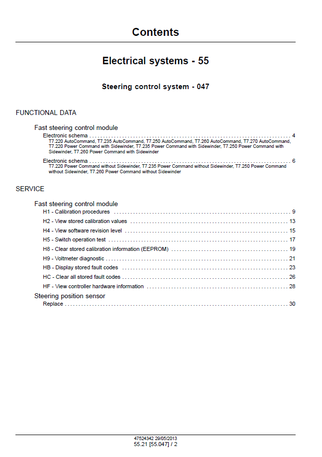 New Holland T7 Auto Command and Power Command Technical Service Manual [47567527]