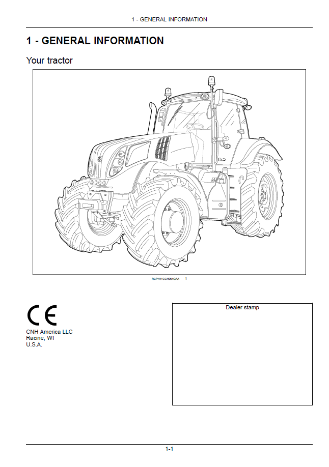 New Holland T8.275 through T8.390 High-Horsepower Tractor Handbook 47378617 (PDF)