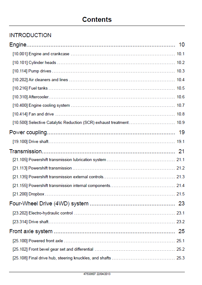 New Holland T8 Series Powershift Technical Service Manual [47533607]