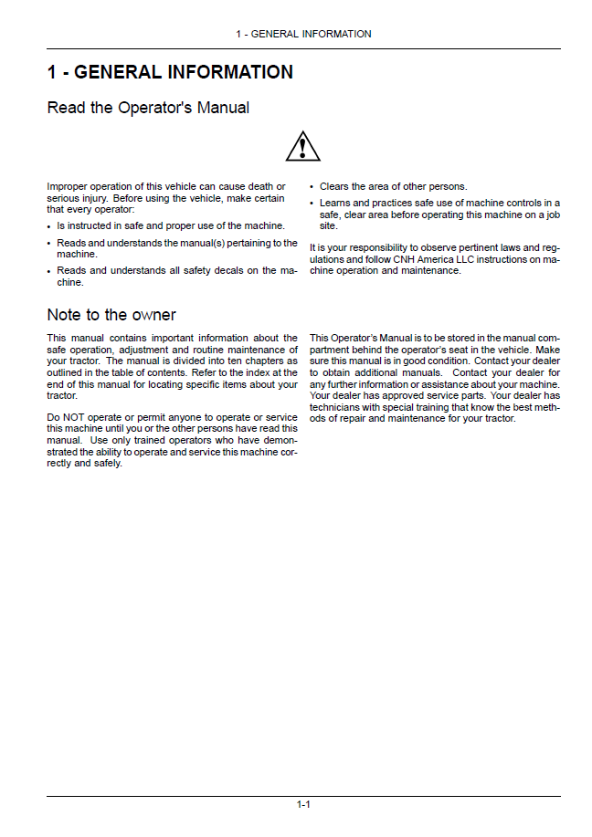 New Holland T9 Tier 2 Articulated Tractor Owner Handbook [47538895]