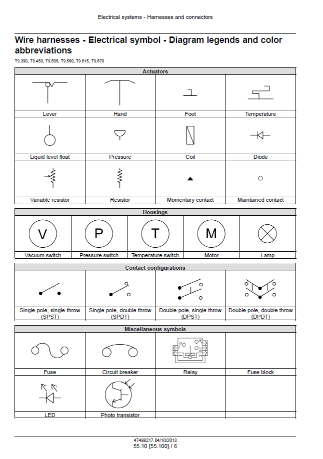 New Holland T9 Tier 4 Heavy Tractor Workshop Service Guide | 47632304