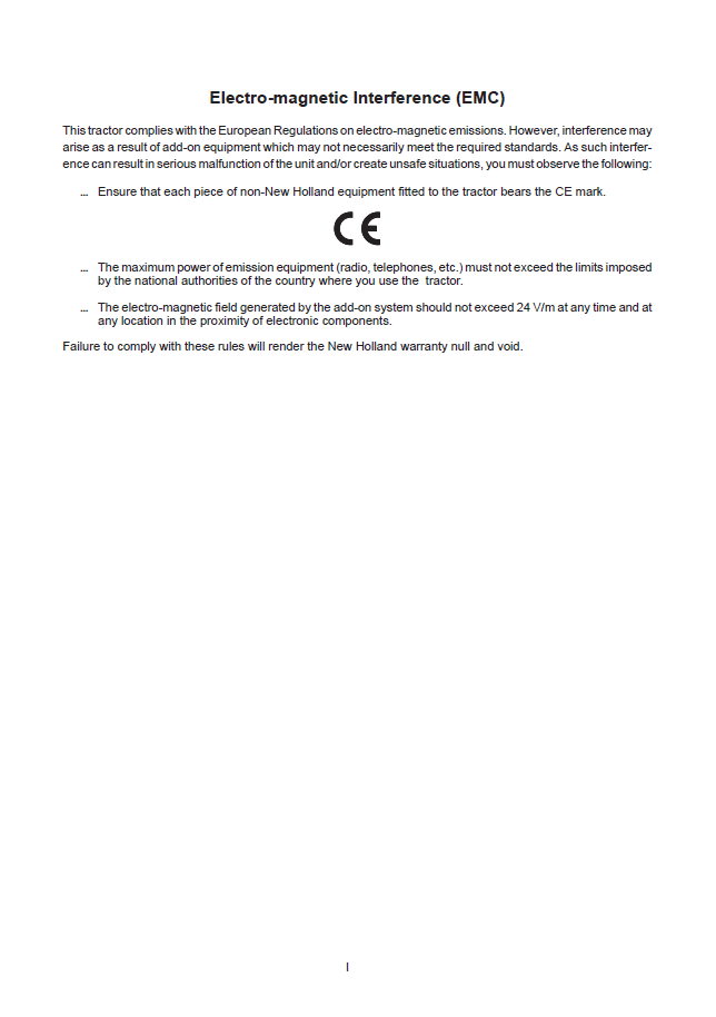 New Holland TD3.50 Utility Tractor Handbook 47376814 (PDF)