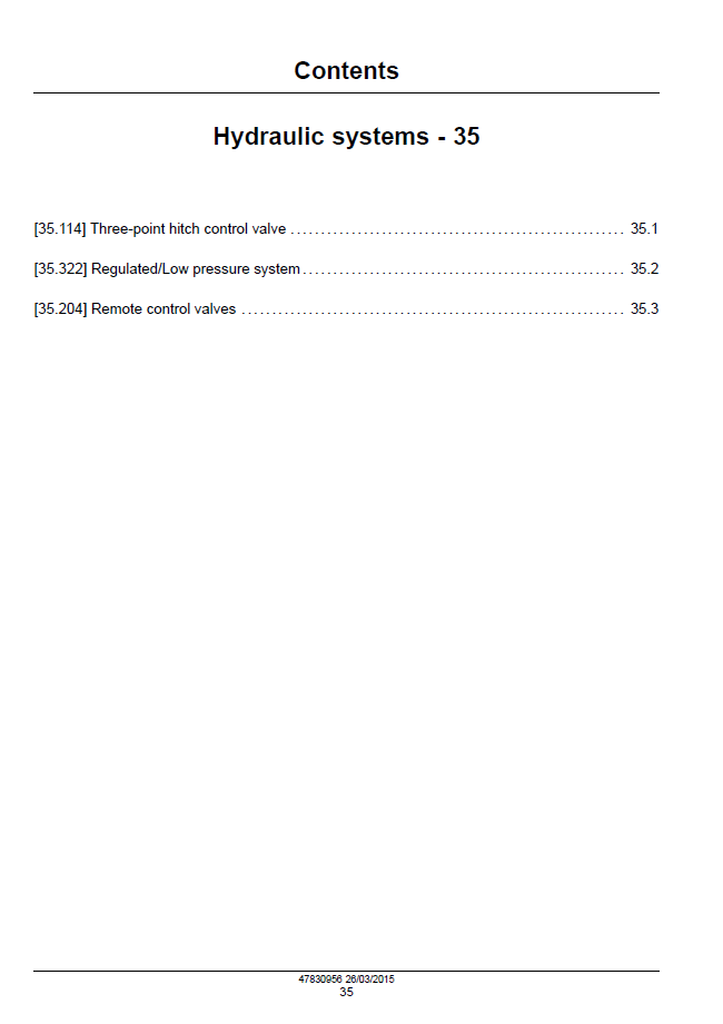 New Holland TK4030V, TK4050, TK4060 Tractor Repair & Service Manual (Publication 47869949)
