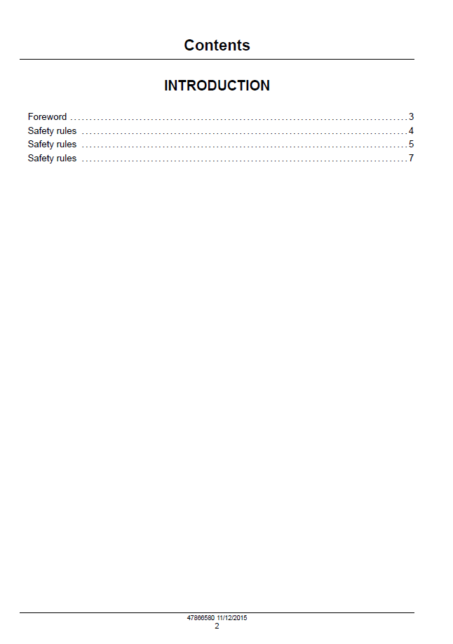 New Holland TT4.80, TT4.90 Tractor Repair & Service Manual (Publication 47866580)