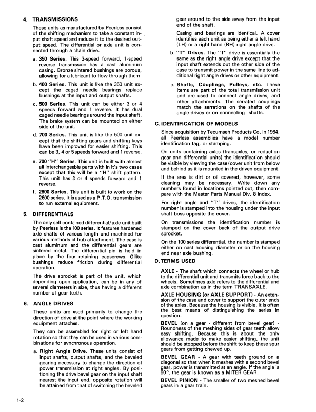 New Holland Tecumseh & Peerless Service Repair Manual 40641011 PDF