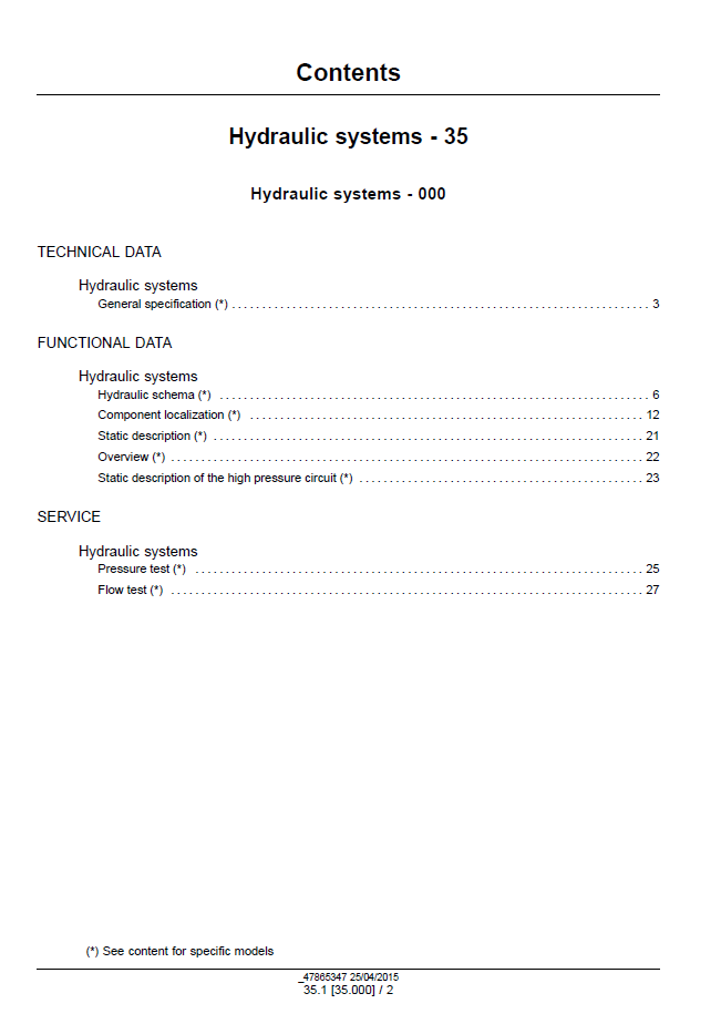 New Holland Tier 4B Combine Harvester Repair & Service Manual 47878224 PDF