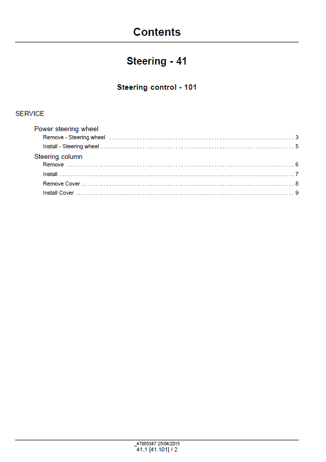 New Holland Tier 4B Combine Harvester Repair & Service Manual 47878225 PDF
