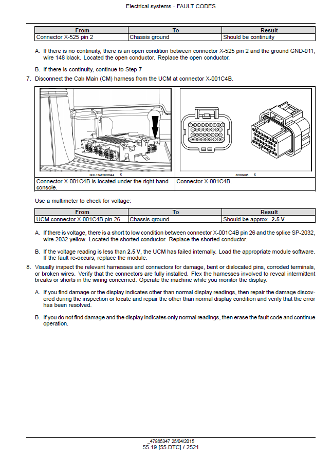 New Holland Tier 4B Combine Harvester Repair & Service Manual 47878237 PDF