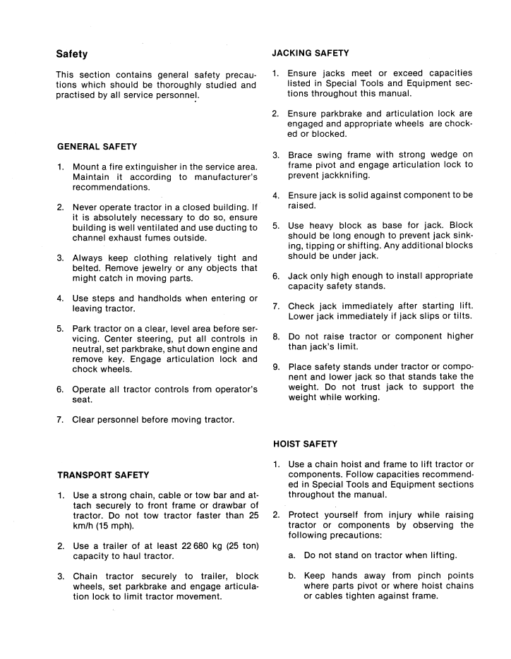 New Holland Versatile 1150 Tractor Technical Manual 40115010 PDF
