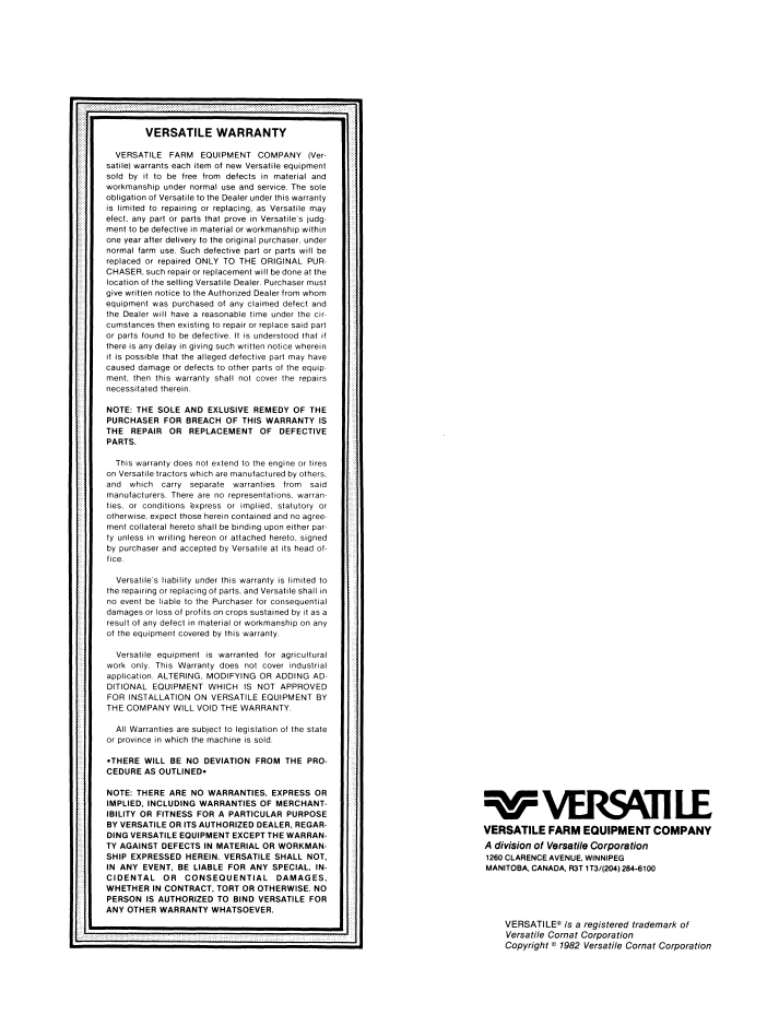 New Holland Versatile 555 Tractor Manual PDF 42055504