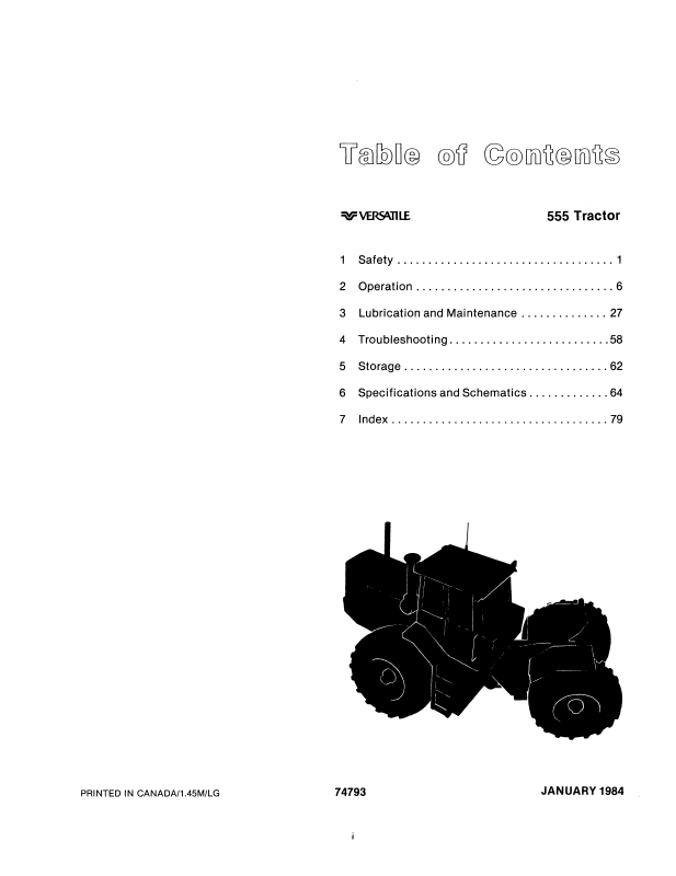 New Holland Versatile 555 Tractor Manual PDF 42055507