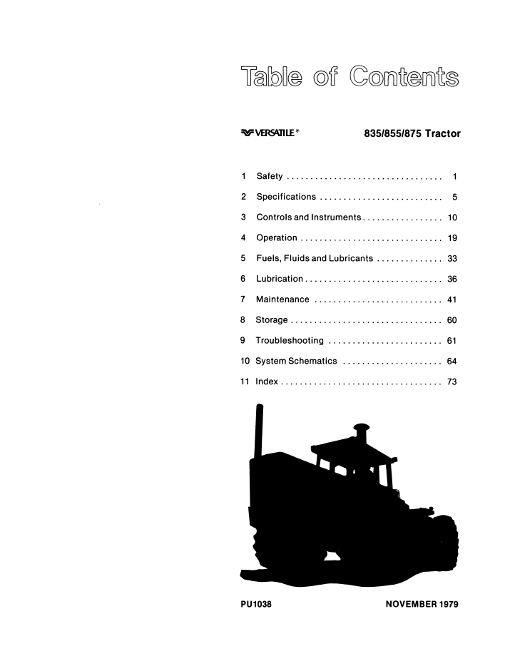 New Holland Versatile 835 855 875 Operating Guide 42083532