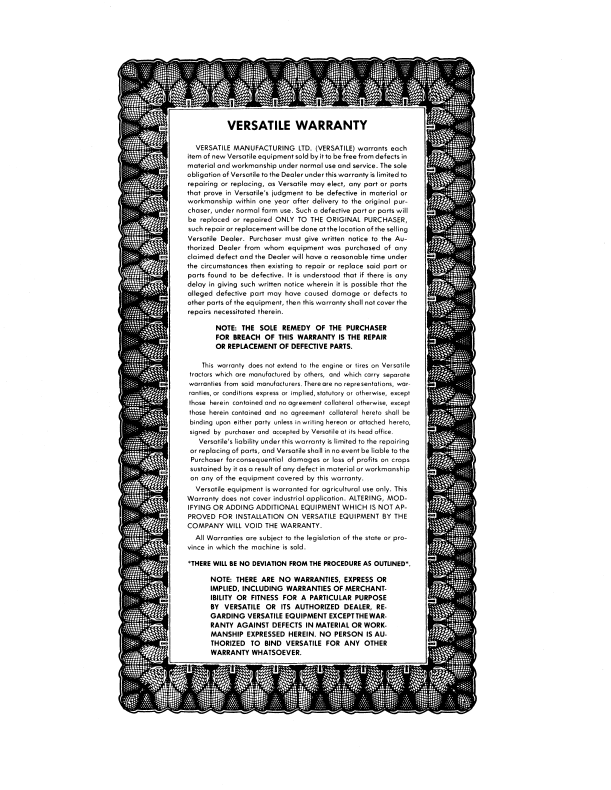 New Holland Versatile 935 Tractor Operator Manual PDF 42093510