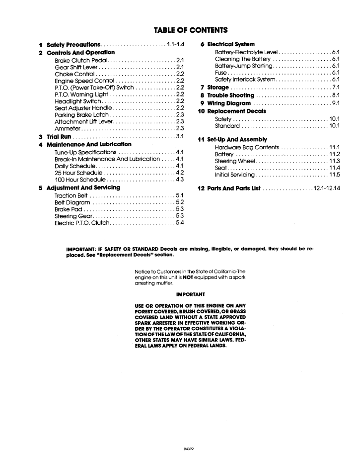 New Holland YT16 Yard Tractor Operator Guide 42001612 PDF