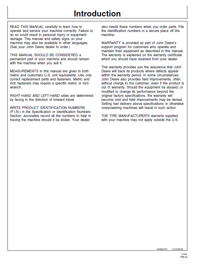 OMA54964 John Deere 1760 Conservation Planter Manual – Complete Guide