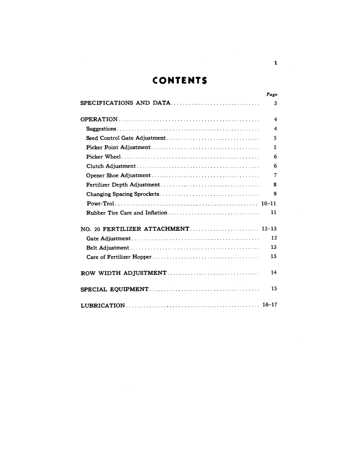 OMD36955 John Deere Potato Planter Operation & Maintenance Manual