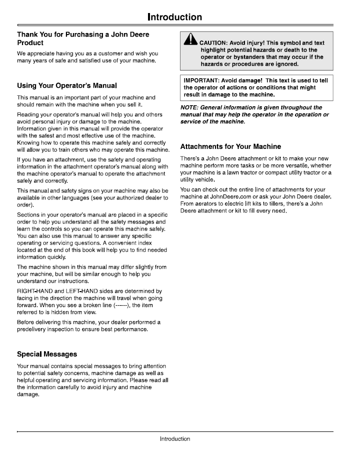 OMM164565 John Deere Gator RSX850i Operation & Maintenance Manual