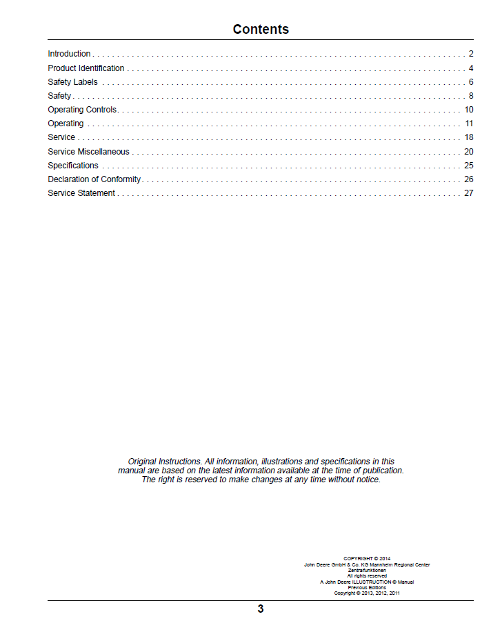 OMSAU13581 Operator Manual for John Deere Autonomous Tango E5 Mower